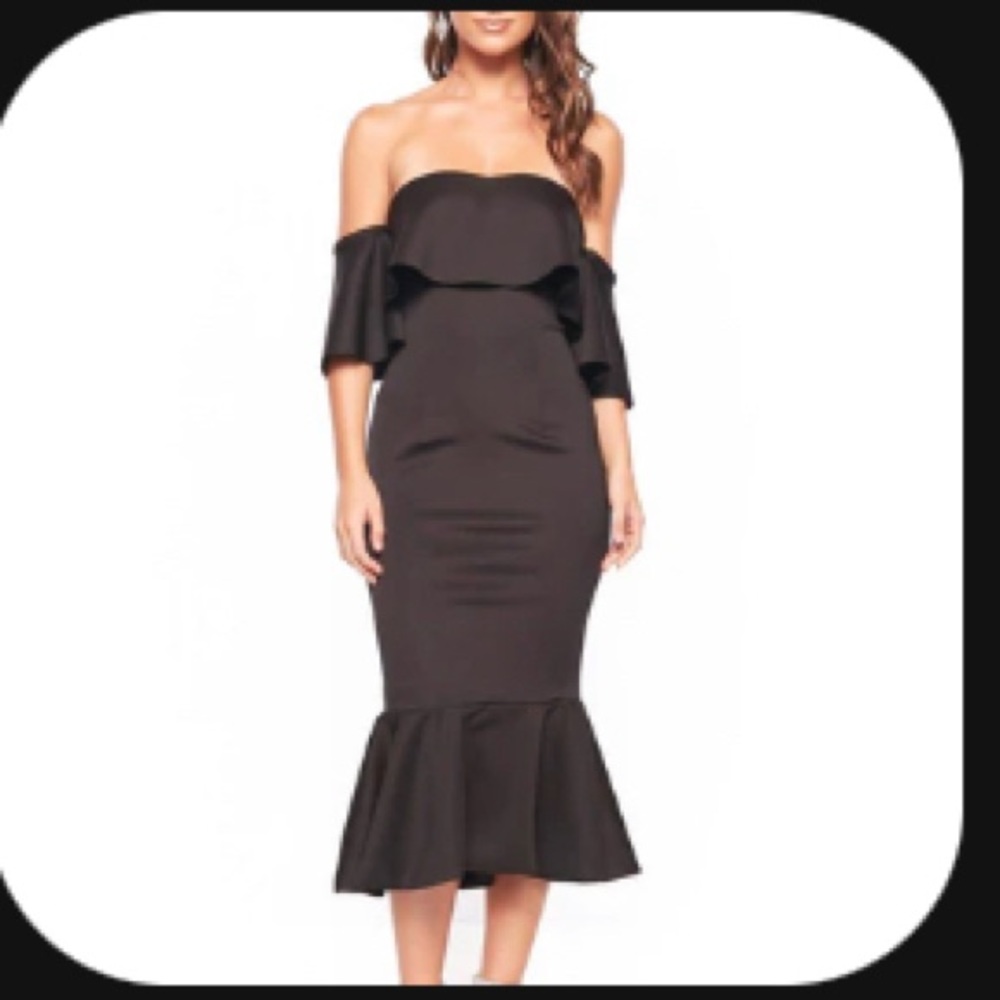 A&N Selena Cocktail Ponti Dress 🖤SMALL🖤